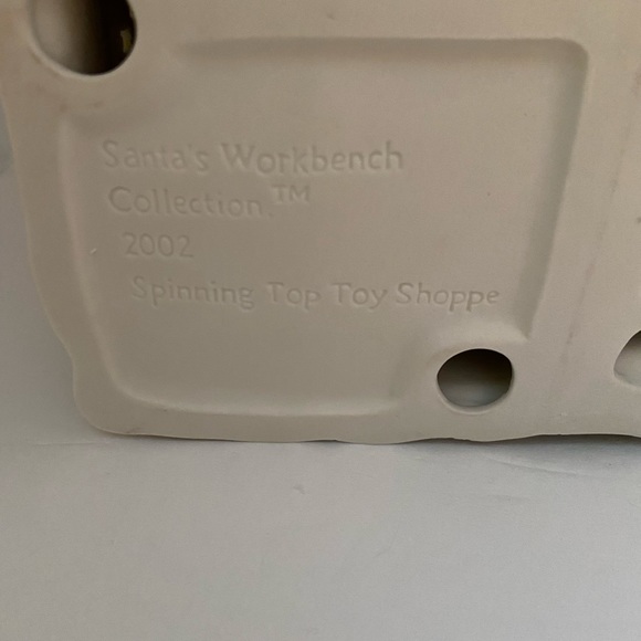 Santa's Workbench Spinning Top Toy Shoppe Victorian Series Christmas Village - Picture 6 of 9